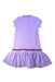 A Purple Short Sleeve Dresses from Polo Ralph Lauren in size 8Y for girl. (Back View)