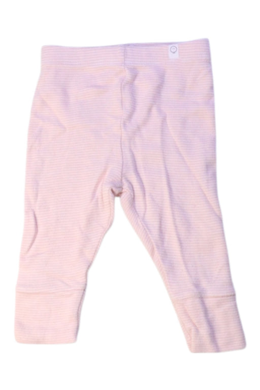 A Peach Leggings from Mori in size 3-6M for girl. (Front View)