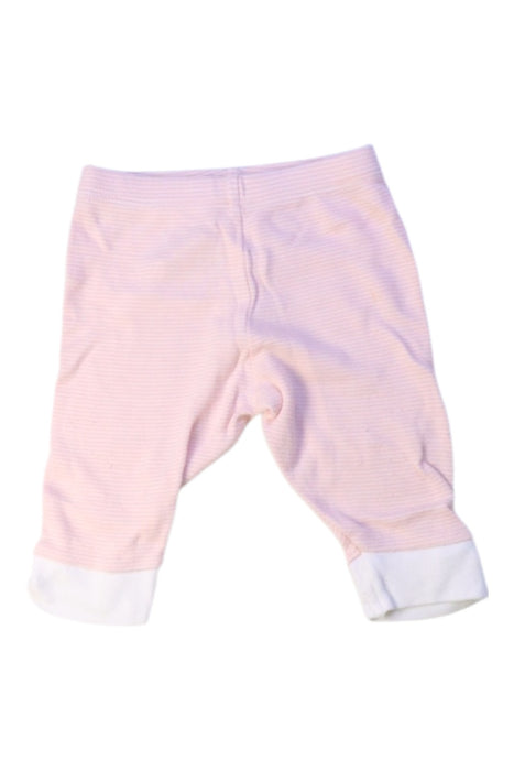 A Pink Casual Pants from Mori in size 3-6M for girl. (Front View)