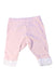 A Pink Casual Pants from Mori in size 3-6M for girl. (Front View)