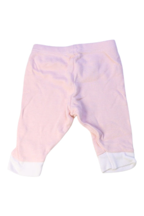A Pink Casual Pants from Mori in size 3-6M for girl. (Back View)