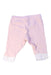 A Pink Casual Pants from Mori in size 3-6M for girl. (Back View)