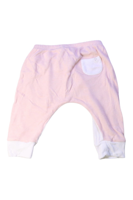 A White Casual Pants from Mori in size 3-6M for girl. (Back View)
