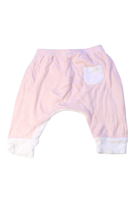 A White Casual Pants from Mori in size 0-3M for girl. (Back View)