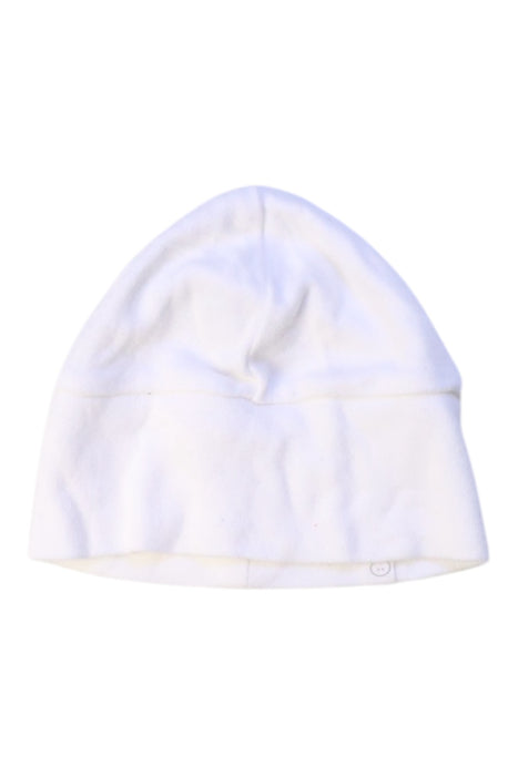 A White Beanies from Mori in size 0-3M for neutral. (Back View)