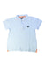 A White Short Sleeve Polos from Shanghai Tang in size 6T for boy. (Front View)