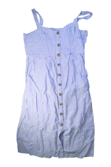 A Blue Sleeveless Dresses from Seraphine in size Maternity-XL for maternity. (Front View)