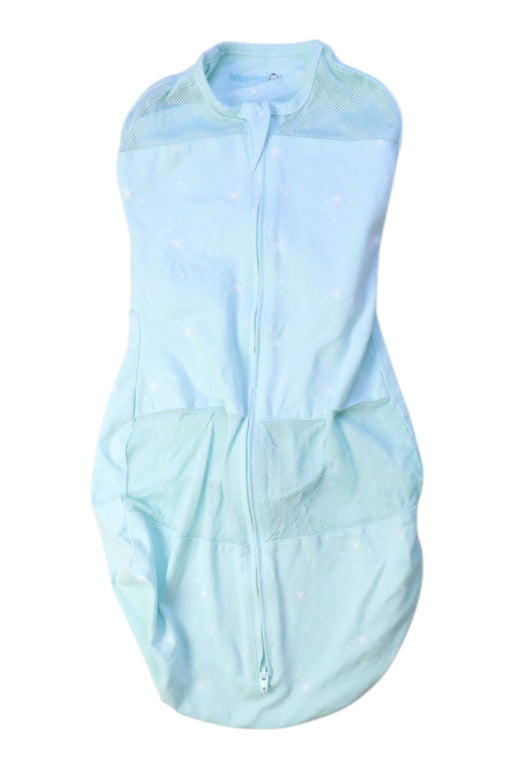A Blue Swaddles from Happiest Baby in size 0-3M for boy. (Front View)