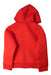 A Red Hooded Sweatshirts from Jacadi in size 4T for boy. (Back View)