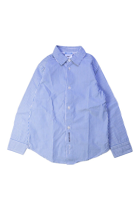 A Blue Long Sleeve Shirts from Jacadi in size 5T for boy. (Front View)