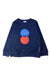 A Navy Crewneck Sweatshirts from Jacadi in size 6T for boy. (Front View)