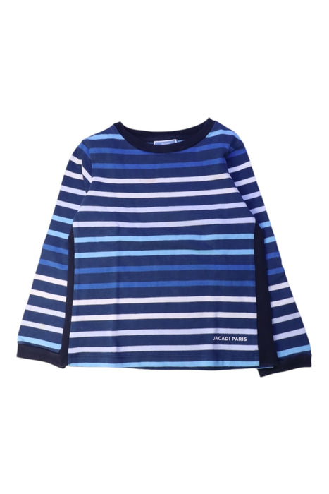 A Blue Long Sleeve Tops from Jacadi in size 6T for boy. (Front View)