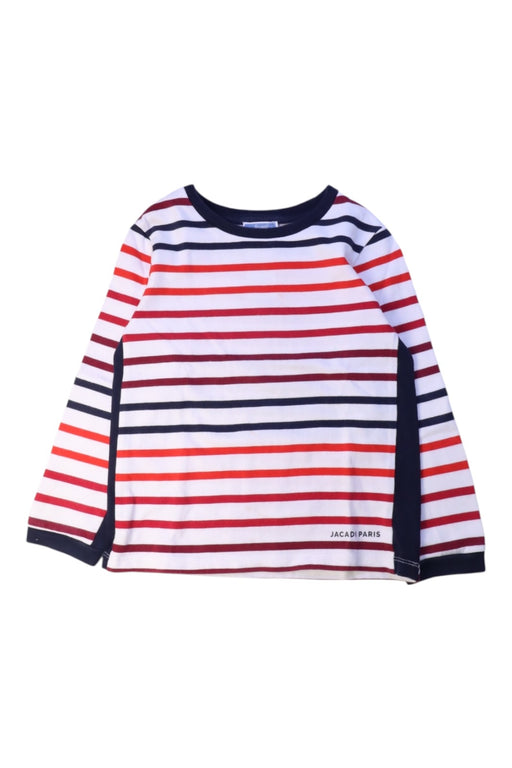 A Red Long Sleeve T Shirts from Jacadi in size 6T for boy. (Front View)