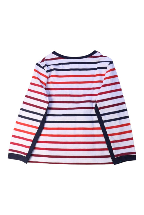 A Red Long Sleeve T Shirts from Jacadi in size 6T for boy. (Back View)