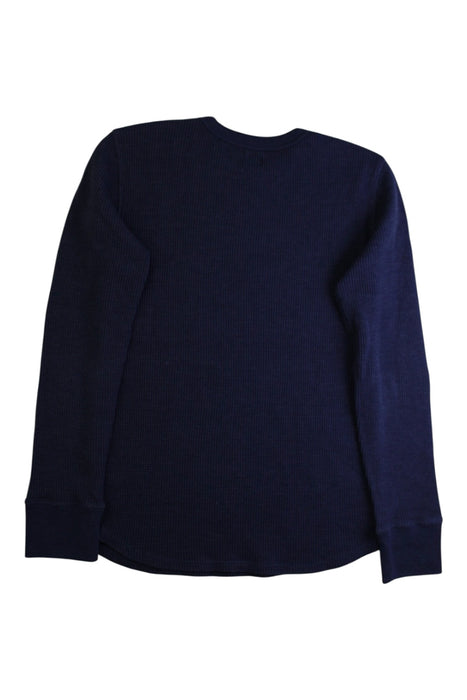 A Navy Long Sleeve T Shirts from Crewcuts in size 12Y for boy. (Back View)