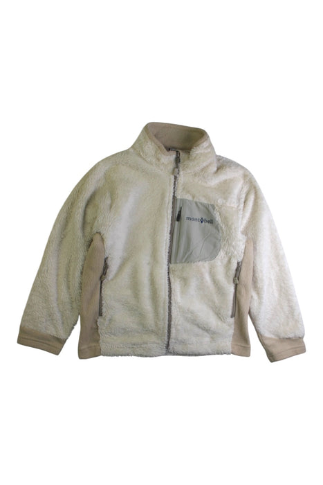 A Beige Lightweight Jackets from Mont-bell in size 5T for boy. (Front View)