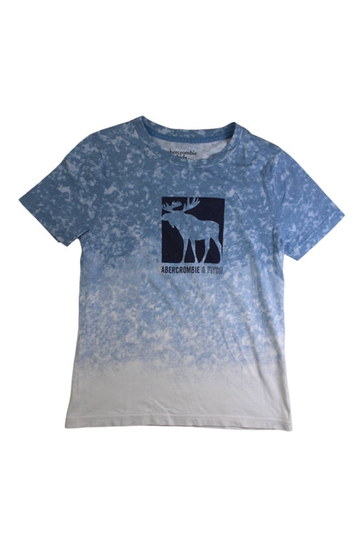 A Blue Short Sleeve T Shirts from Abercrombie & Fitch in size 7Y for boy. (Front View)