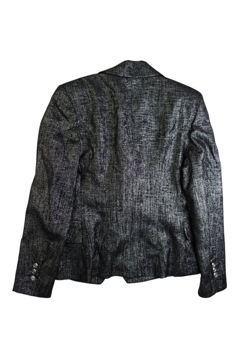 A Black Blazers from Balmain in size 14Y for girl. (Back View)