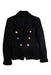 A Black Blazers from Balmain in size 13Y for girl. (Front View)