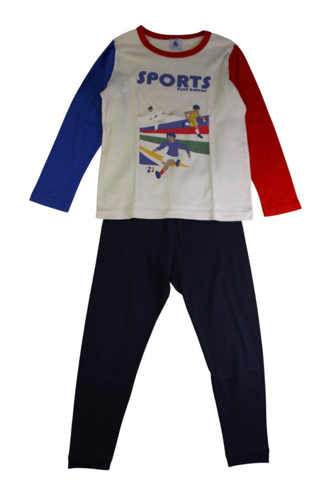 A Multicolour Pants Sets from Petit Bateau in size 6T for boy. (Front View)
