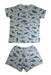 A White Shorts Sets from Petit Bateau in size 6T for boy. (Front View)
