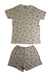 A White Shorts Sets from Petit Bateau in size 6T for boy. (Front View)