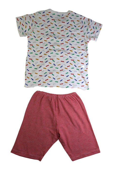 A Multicolour Shorts Sets from Petit Bateau in size 6T for boy. (Back View)