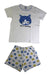 A White Shorts Sets from Petit Bateau in size 6T for boy. (Front View)