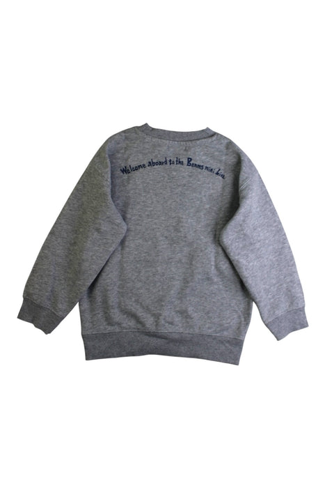 A Grey Crewneck Sweatshirts from BEAMS in size 4T for boy. (Back View)