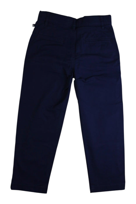 A Navy Casual Pants from Petit Bateau in size 6T for boy. (Back View)