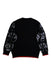 A Black Knit Sweaters from Momonittu in size 6T for boy. (Back View)