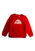A Red Crewneck Sweatshirts from Momonittu in size 6T for girl. (Front View)
