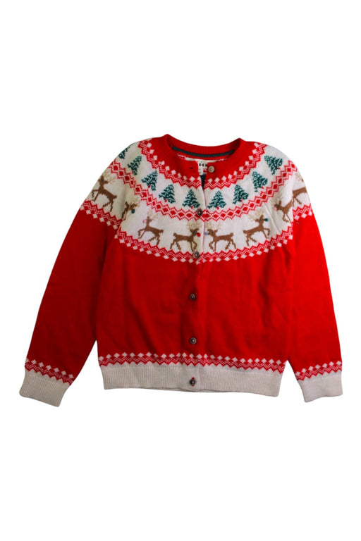 A Red Cardigans from Boden in size 8Y for girl. (Front View)
