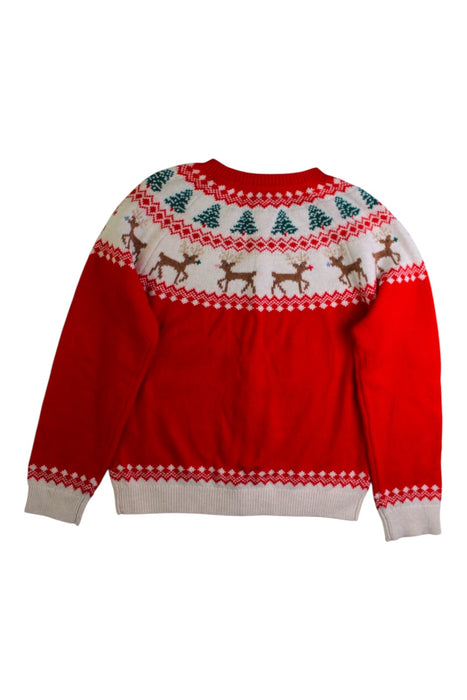 A Red Cardigans from Boden in size 8Y for girl. (Back View)