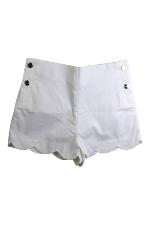 A White Shorts from Jacadi in size 6T for girl. (Front View)