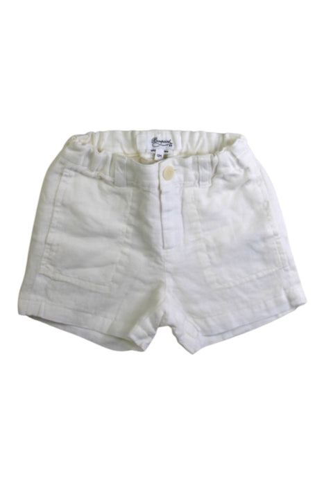 A White Shorts from Bonpoint in size 6-12M for neutral. (Front View)