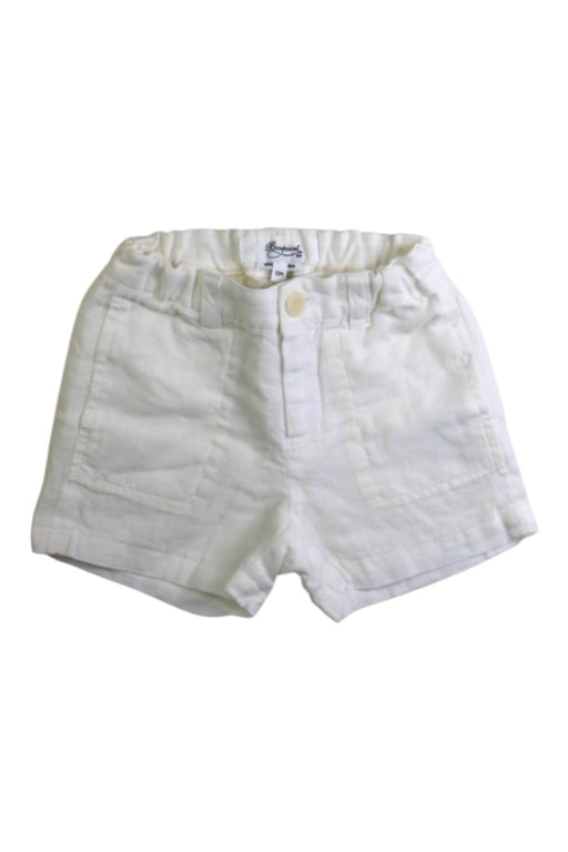 A White Shorts from Bonpoint in size 6-12M for neutral. (Front View)