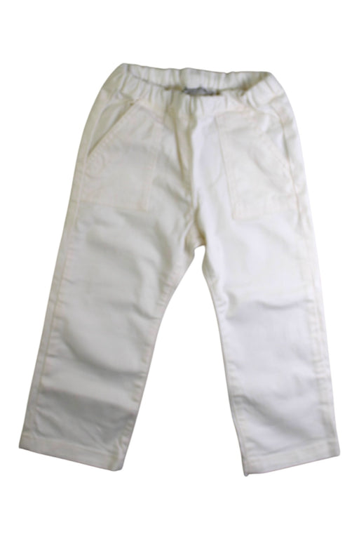 A Beige Casual Pants from Bonpoint in size 5T for boy. (Front View)