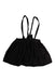 A Black Overall Dresses from Bonton in size 6T for girl. (Back View)
