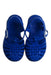 A Blue Sandals from Meduse in size 3T for girl. (Back View)
