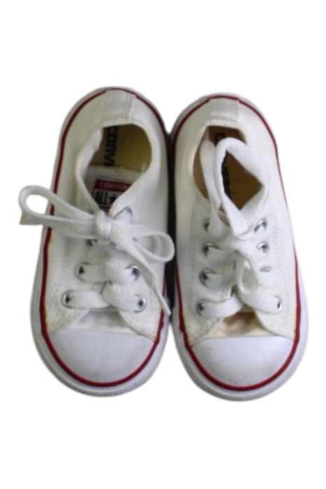 A White Sneakers from Converse in size 18-24M for neutral. (Back View)