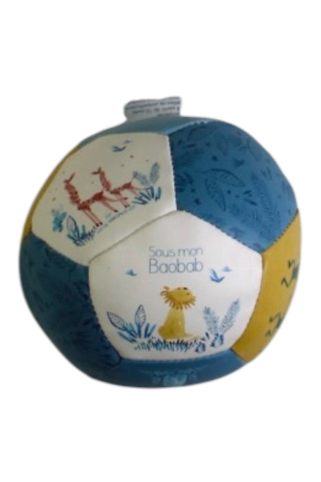 A Blue Soft Toys from Moulin Roty in size Newborn for boy. (Front View)