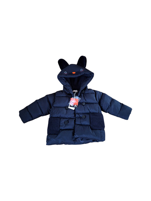 A Black Puffer/Quilted Coats & Outerwear from Momonittu in size 12-18M for neutral. (Front View)