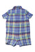 A Multicolour Short Sleeve Rompers from Ralph Lauren in size 6-12M for boy. (Back View)