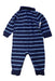 A Navy Long Sleeve Rompers from Ralph Lauren in size 3-6M for boy. (Back View)