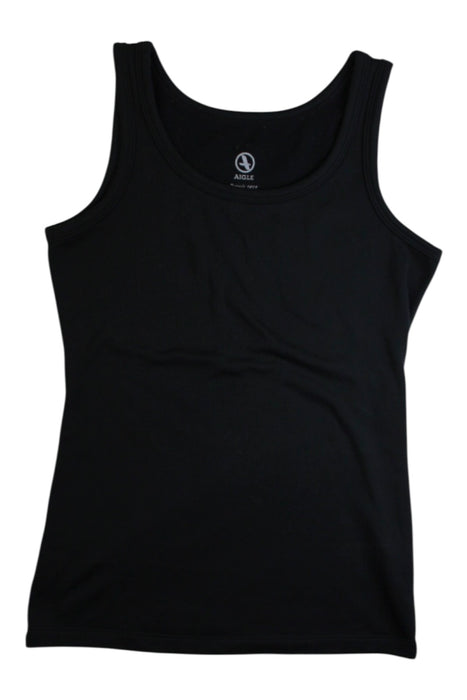 A Black Sleeveless Tops from Aigle in size 14Y for girl. (Front View)