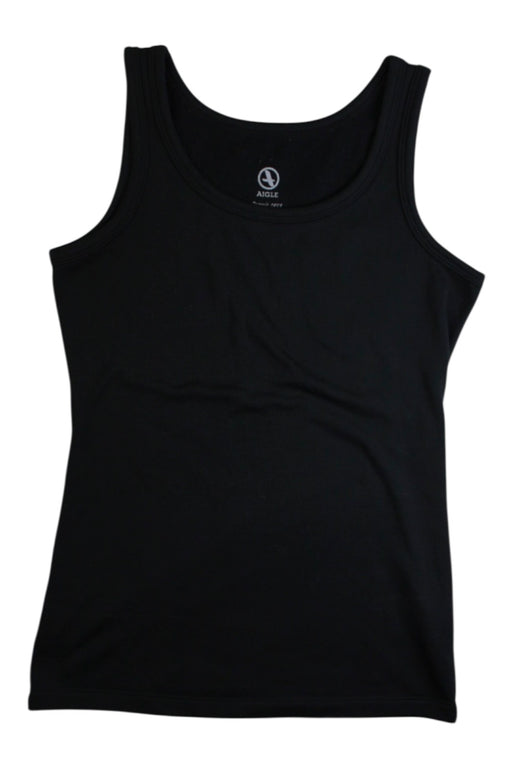 A Black Sleeveless Tops from Aigle in size 14Y for girl. (Front View)
