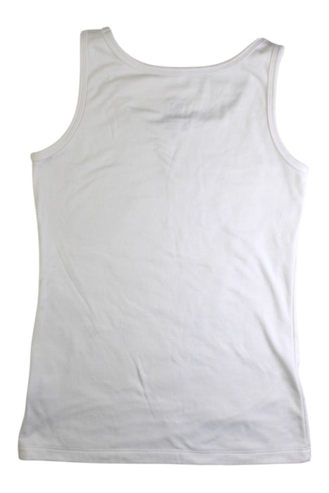 A White Sleeveless Tops from Aigle in size 14Y for girl. (Back View)