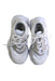 A White Sneakers from Adidas in size 3T for boy. (Back View)