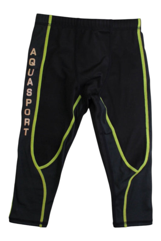 A Black Swim Shorts from Aquasport in size 4T for boy. (Front View)